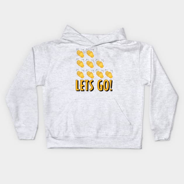 Let's Go Pittsburgh! Kids Hoodie by OffesniveLine